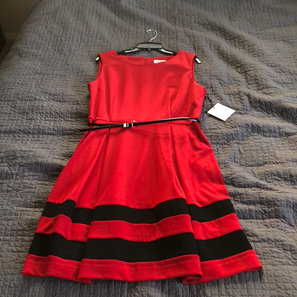 Calvin Klein Sleeveless A-line dress